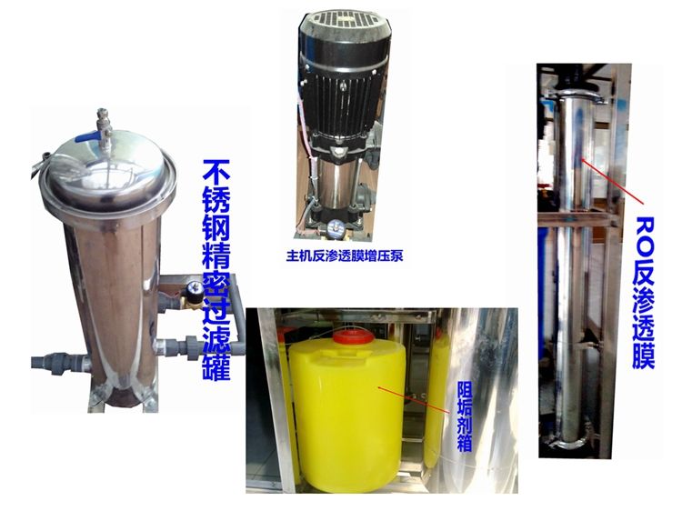 0.25/0.5T反滲透水處理設備簡易機